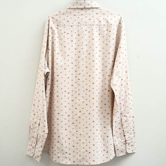 Bonobos Everyday Men's Shirt Buttondown Printed Tailored Fit Long XXL NEW 283380 - Picture 9 of 11